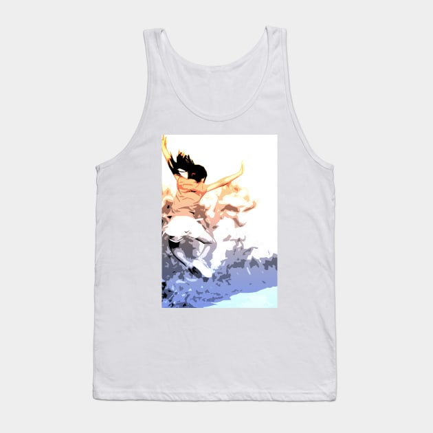 Euphoria, happy kid jumping in the air, altered photography Tank Top by KINKDesign